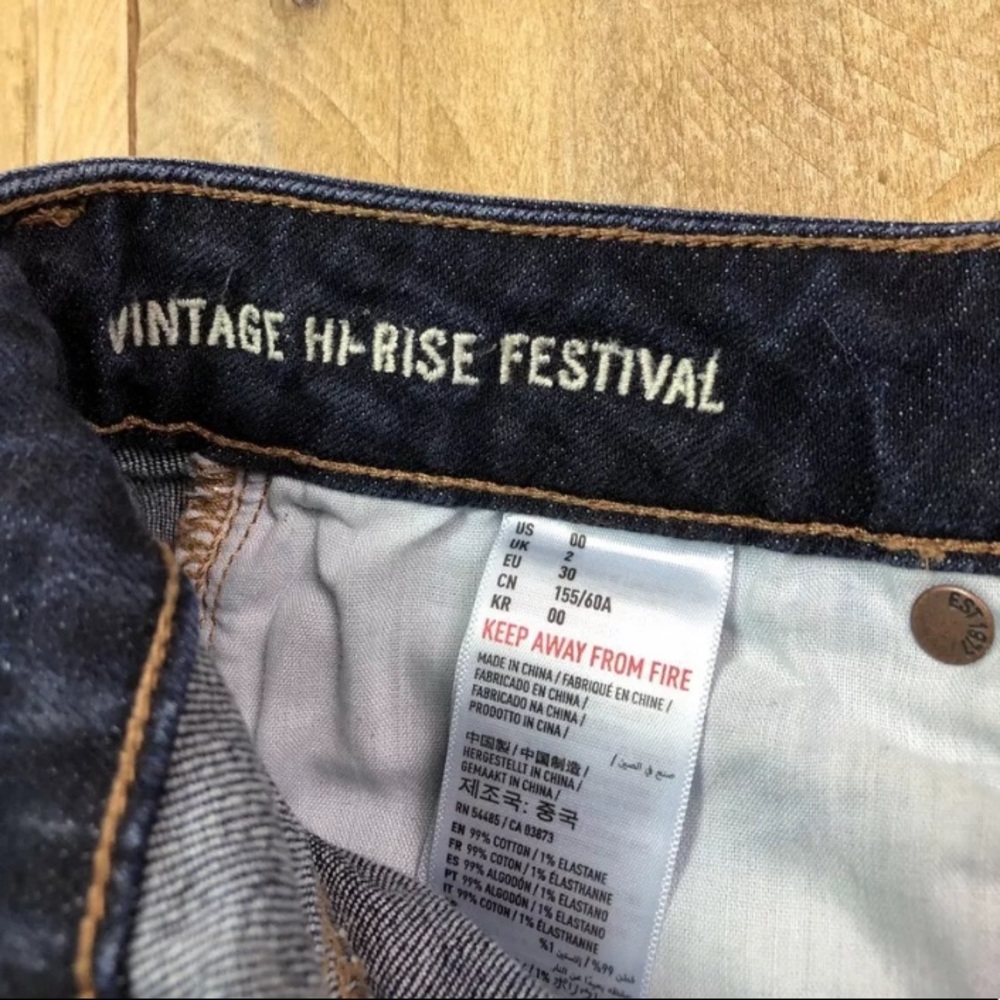 American Eagle Vintage High Rise Festival 00 - Picture 3 of 6